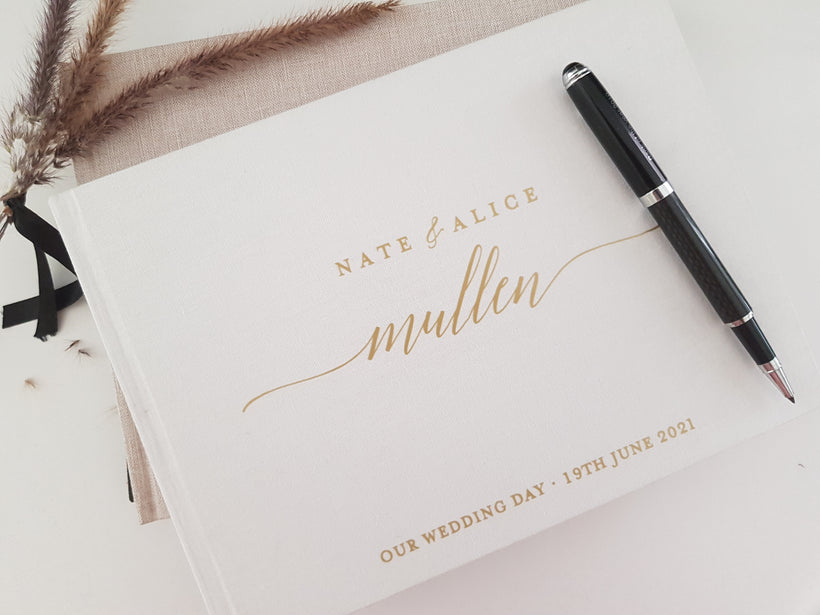 Linen Guest Books