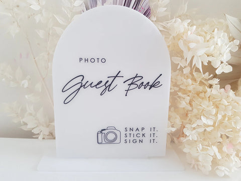 Photo Guest Book sign